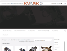 Tablet Screenshot of kvark-cacak.com